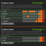 Update 14th September 2025 – Use Markdown Templates and Snippets across all your campaigns